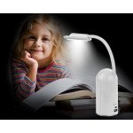 Wholesale Cute Portable LED Desk Lamp with Power Bank Charger 5000 mAh (White)